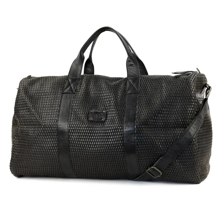 Vesper - Reistas - 40l - Gevlochten leer
