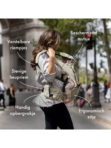Pack Luxe draagzak + Opbergvakjes - Ergonomisch
