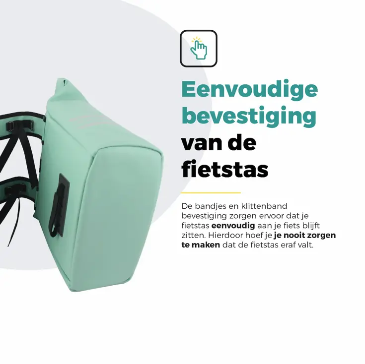 Voltano Dubbele Fietstas Rolltop E-bike Pro