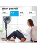 Statiefventilator – 50W – Zwart