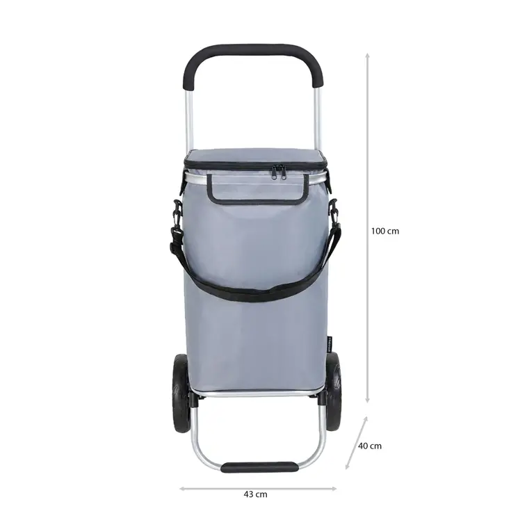 Boodschappenwagen 40L, koelvakje