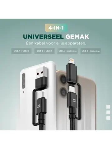 Remodius Wereldstekker PRO + UniCharge Oplaadkabel