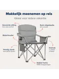 Campingstoel XL – Grijs