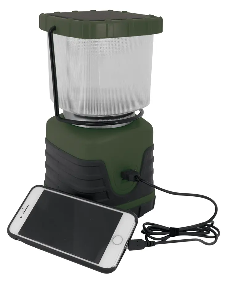 Eurotrail Campinglamp Lumina Solar Oplaadbaar