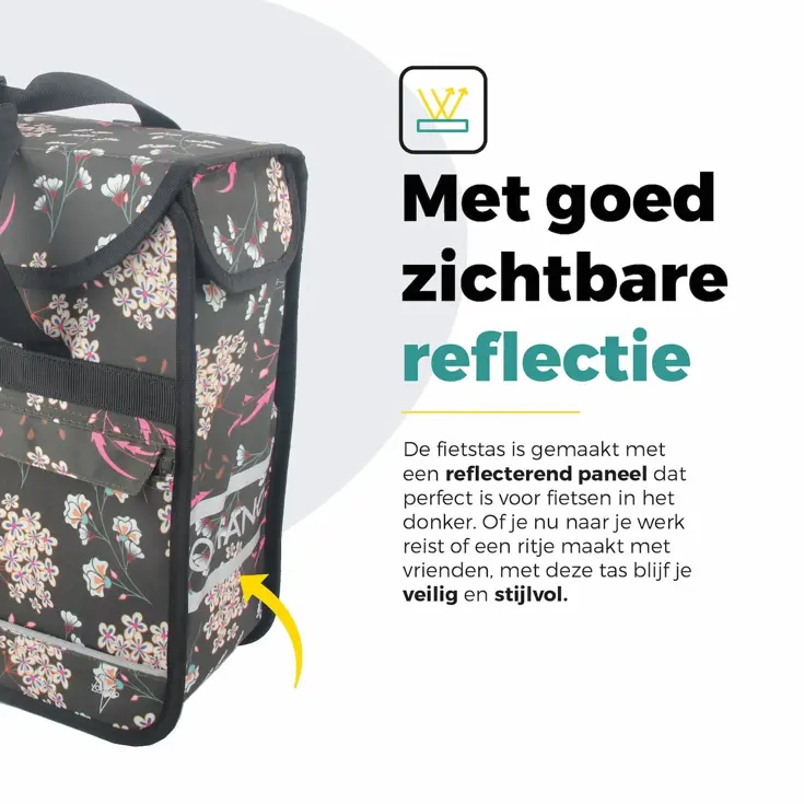 Voltano Enkele Shopper Fietstas 17 L