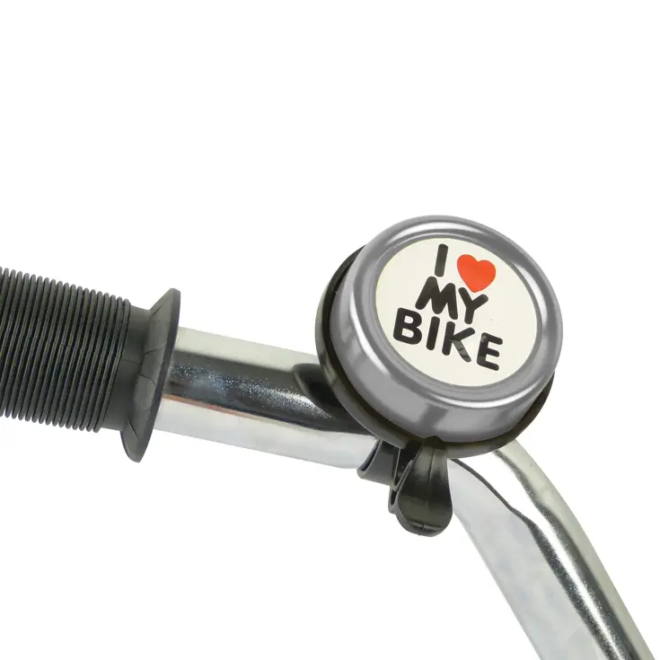 Fietsbel “I Love My Bike” met helder geluid