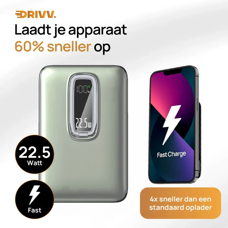 Magnetische Powerbank 10000 mAh
