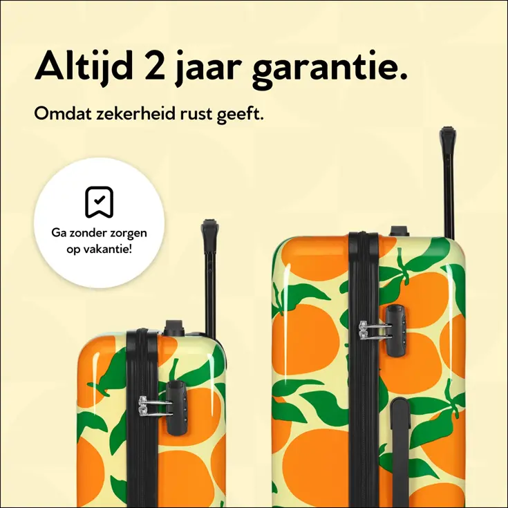 Handbagage Koffer met print - 55cm