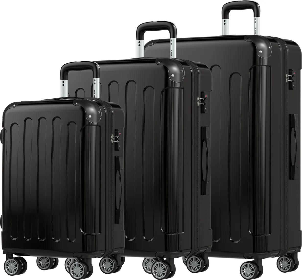 Trvlmore  Kofferset  3 Delig  45L  Zwart