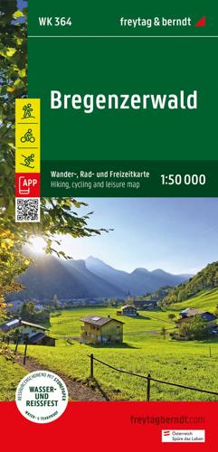 Wandelkaart WK364 Bregenzerwald
