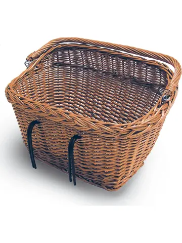 Basil mand riet Dublin vierkant buik 46L