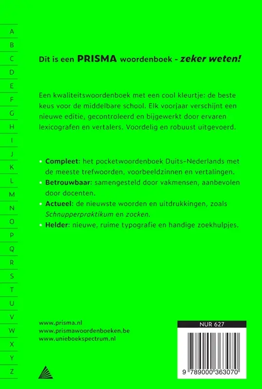 Prisma woordenboek Duits-Nederlands