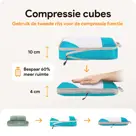 Compressie Packing Cubes – 6 stuks – Li Blauw