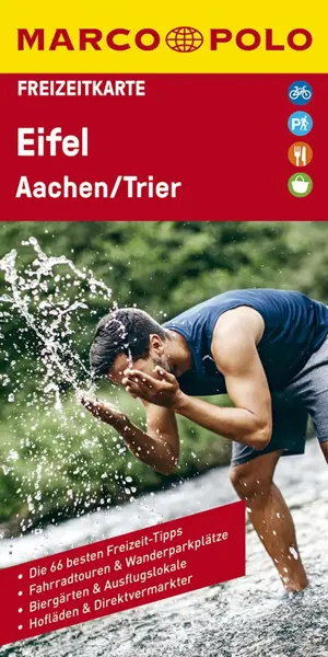 Toeristische kaart FZK 25 Eifel Aachen Trier