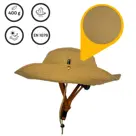 Vizorz SwitchCap fietshelm Camel urban
