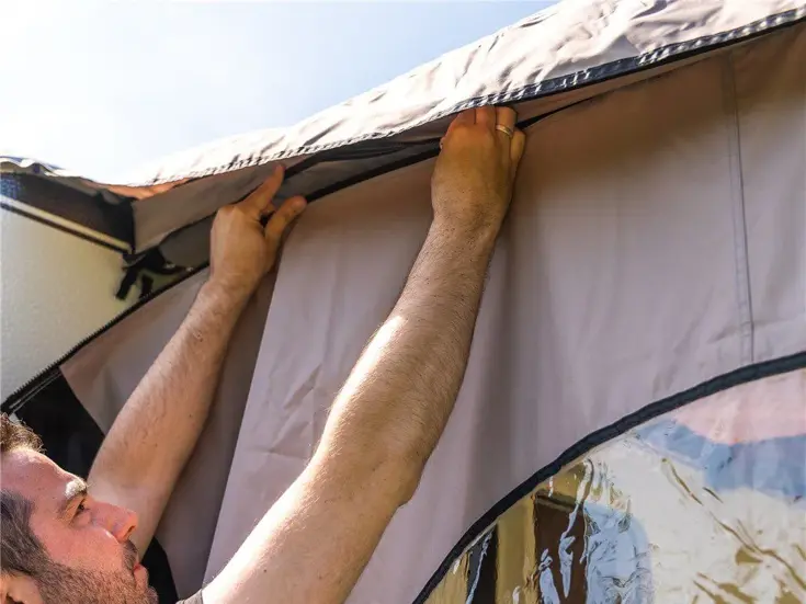 Texel zonneluifel zijpanelen set