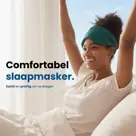 Slaapmasker Katoen - Oceaanblauw - PurelyGoods