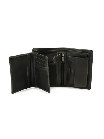 Aiden - Leren portemonnee - Billfold - Muntgeldvak