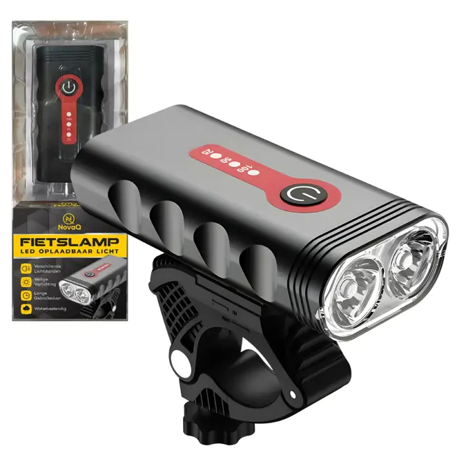 NovaQ Fietsverlichting set 2400 lumen