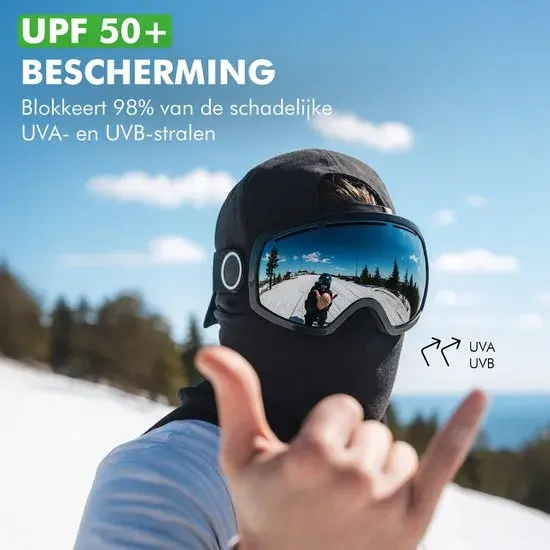 Balaclava Helmmuts Motor/Scooter Zwart
