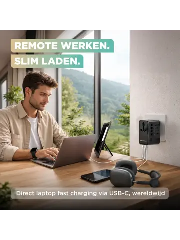 Remodius Wereldstekker PRO Reisstekker