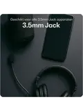 Flex 3.5mm Jack Aux Audio Kabel 1M Zwart
