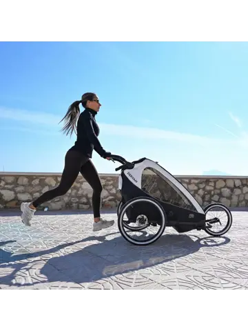 Luxe Fietskar V2 - 3-in-1 - Hardloopkinderwagen