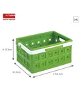 Square - Vouwkrat met handgreep - 24L - 2-dlg