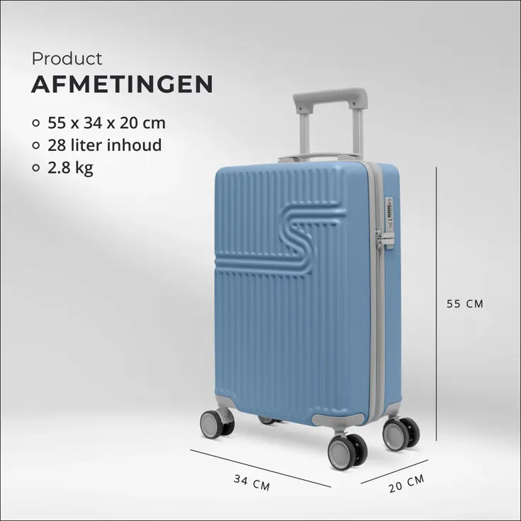 Handbagage koffer 55cm - 28L