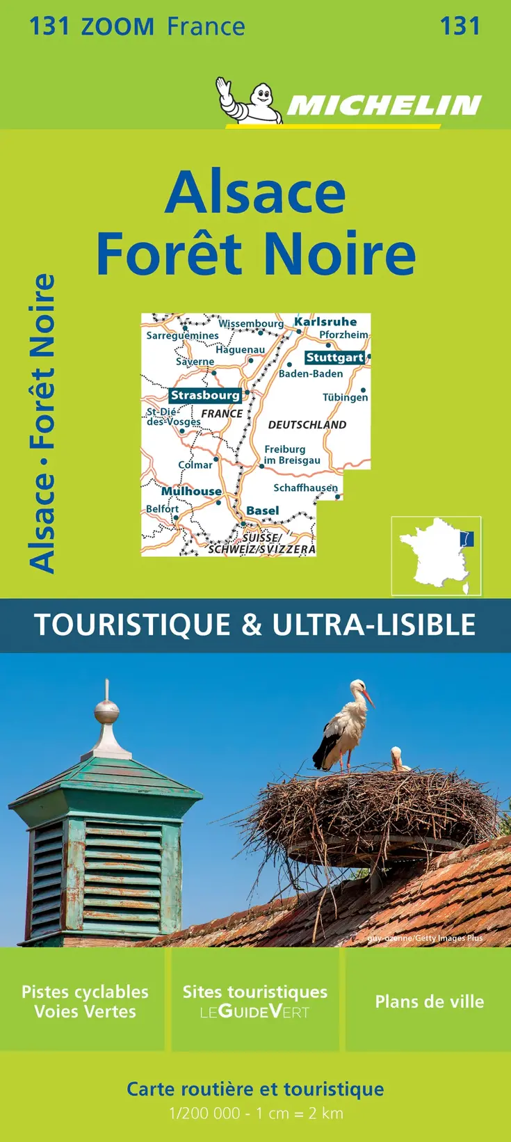 Wegenkaart Zoom 131 Alsace - Foret Noire