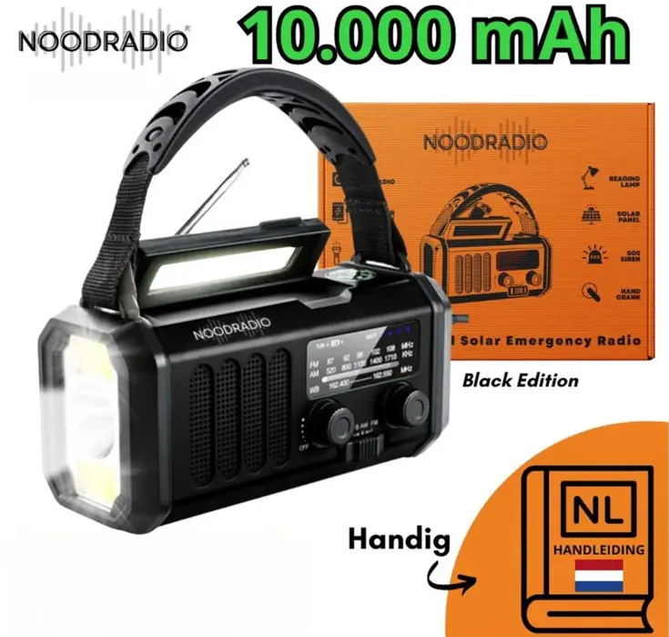 Noodpakket XL met Powerbank-Noodradio-Waterfilter