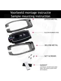Metalen Sleutelhoesje voor Mercedes grijs B3