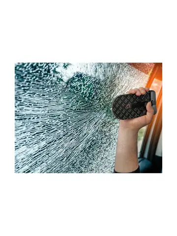 Autodeur opstapje met ruitenbreker