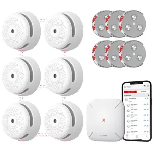 Link+ Pro bundel 6 Rookmelders, 1 Gateway