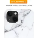R2B iPhone 13 Hoesje Marmer + Screenprotector