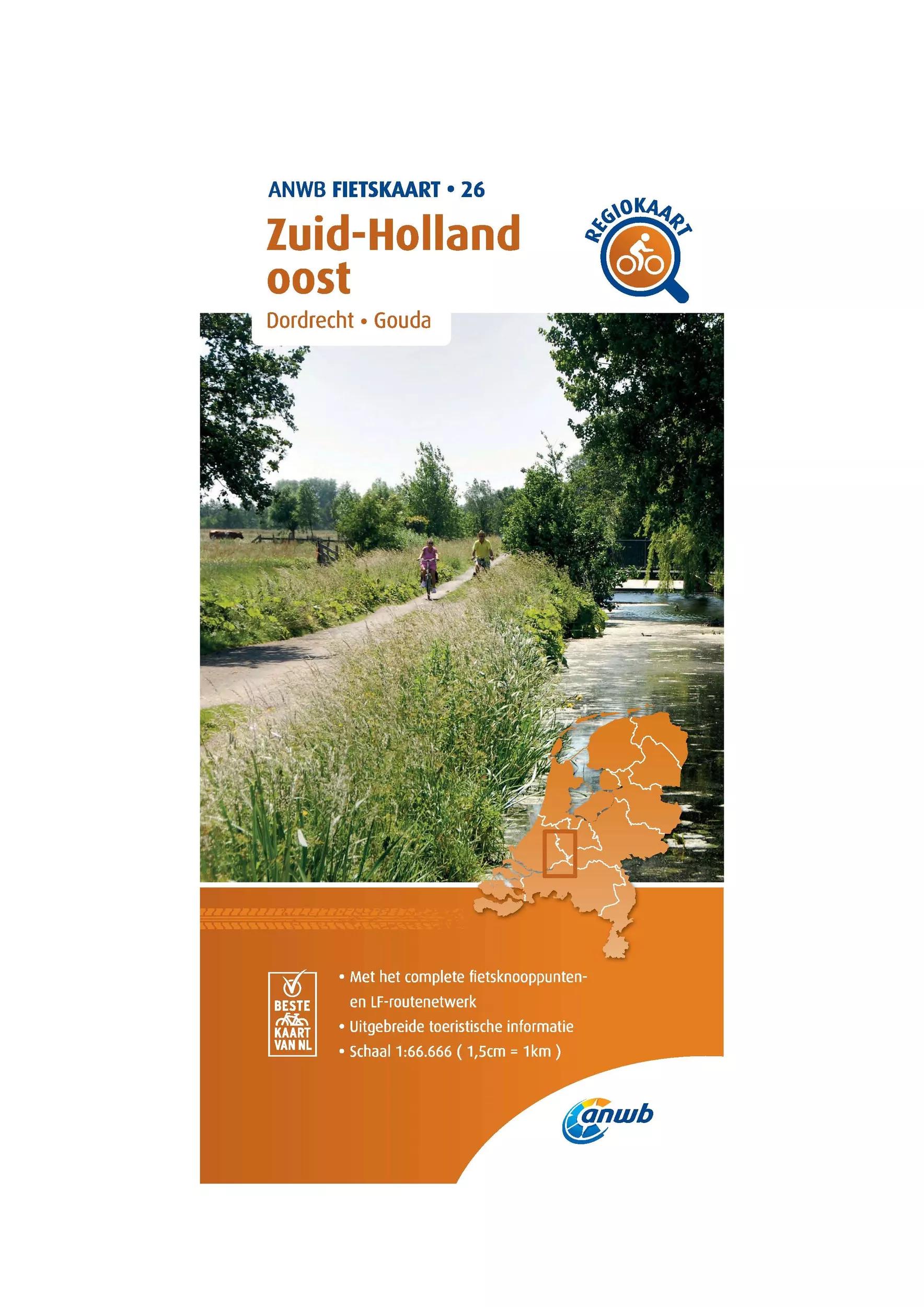 ANWB  Fietskaart 26  Zuid-Holland Oost main product image