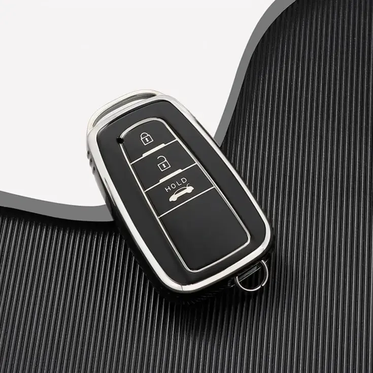 TPU Sleutelhoesje voor Toyota zwart B3