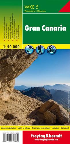 Wandelkaart WKE5 Gran Canaria Noord  Zuid