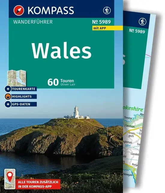 Kompass Wanderführer 5989 Wales