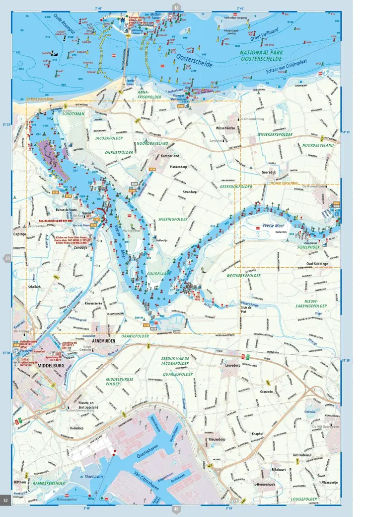 ANWB Wateratlas Nederland Zuid