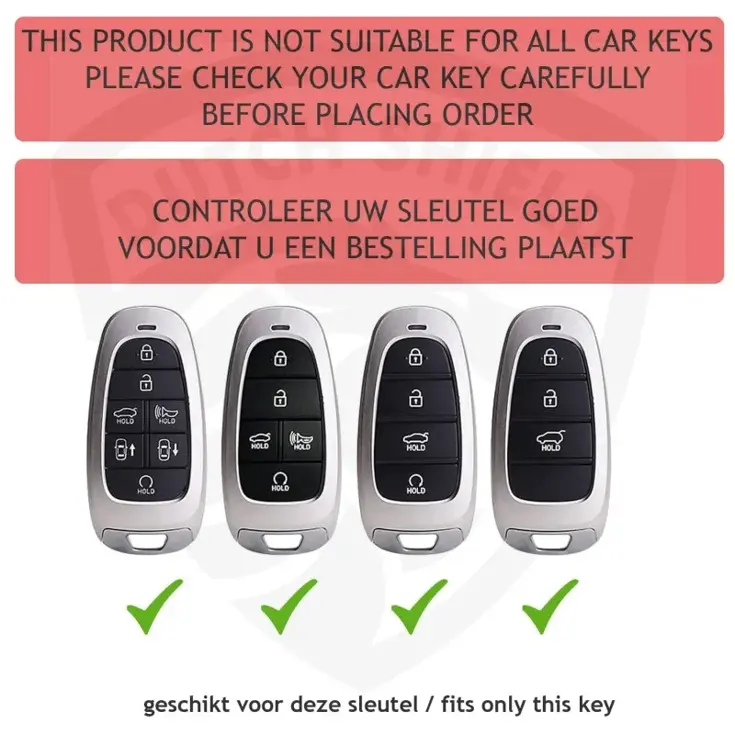 TPU Sleutelhoesje voor Hyundai clear 655
