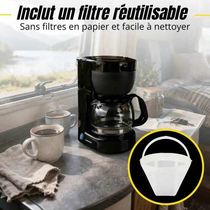 Compact koffiezetapparaat 12V