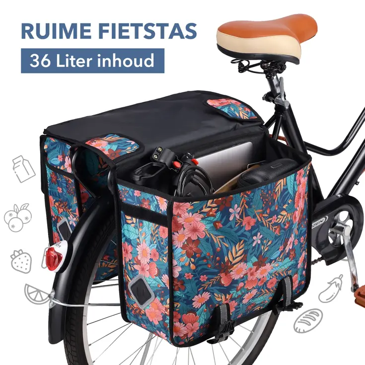 Dubbele Fietstassen 36L