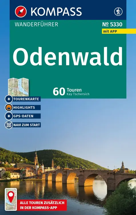 Wandelgids WF 5330 Odenwald