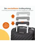 Handbagage Koffer - 53x35x23cm - 38 Liter