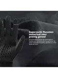 Waterafstotende handschoenen met touchscreen