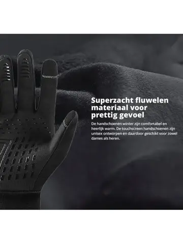 Waterafstotende handschoenen met touchscreen
