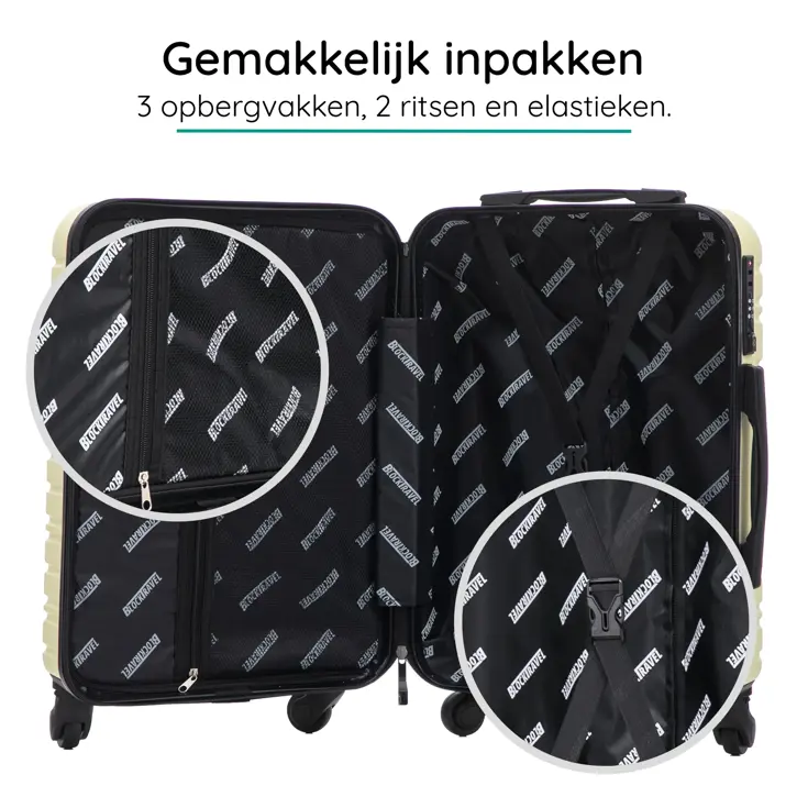 Reiskoffer S ABS 39L met TSA-slot en 360° wielen