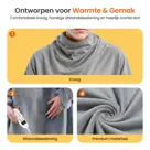 Goliving Elektrische deken met Mouwen 195x125