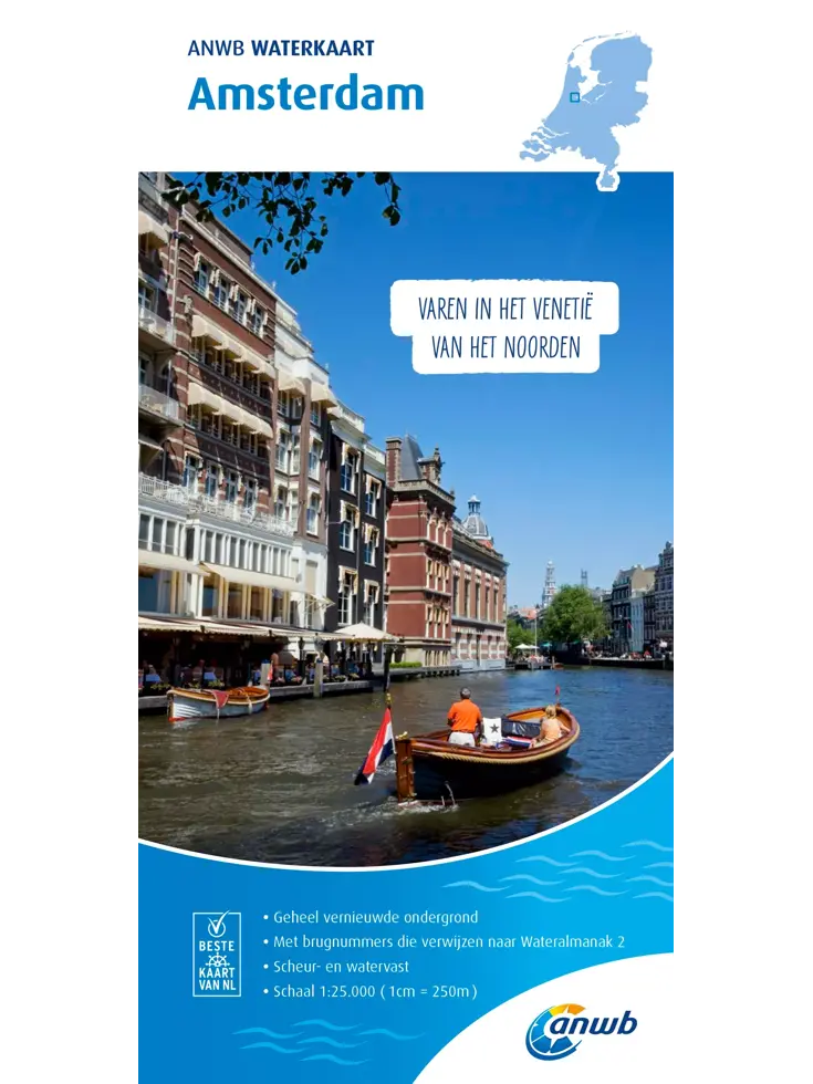 ANWB Waterkaart Amsterdam